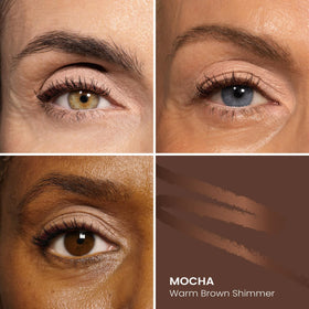 PROMETICS PrimeEyes Glide Eyeliner Mocha Shimmer with sharpener and smudger