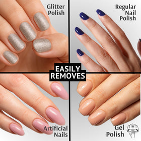 Pronto 100% Acetone Gel Nail Polish Remover 8 Fl Oz with cotton balls