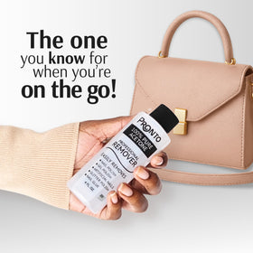 Pronto Acetone Gel Nail Polish Remover on a nail care table