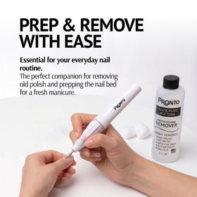 Pronto Electric Nail File being used on nails
