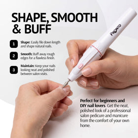 Pronto Electric Nail File in a beauty bag