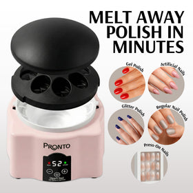 Pronto Electric Nail Soaking Bowl in a salon setting