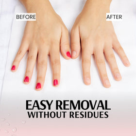 Pronto Electric Nail Soaking Bowl with gel polish removal process