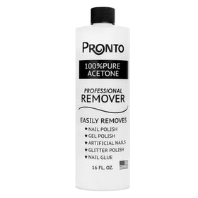 Pronto Nail Polish Remover 100% Acetone 16 Fl Oz front view