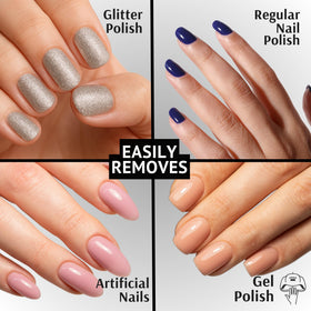 Pronto Nail Polish Remover 16 Fl Oz with cotton balls