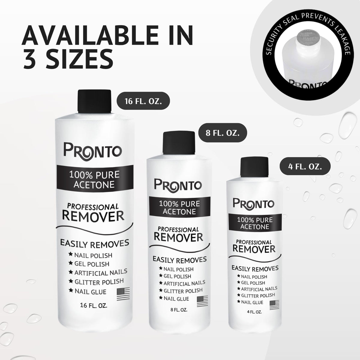 Pronto Nail Polish Remover being applied on nails