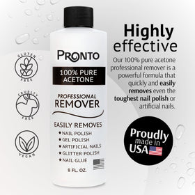 Pronto Nail Wipes being used for nail prep