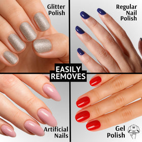 Pronto Nail Wipes in use during a manicure