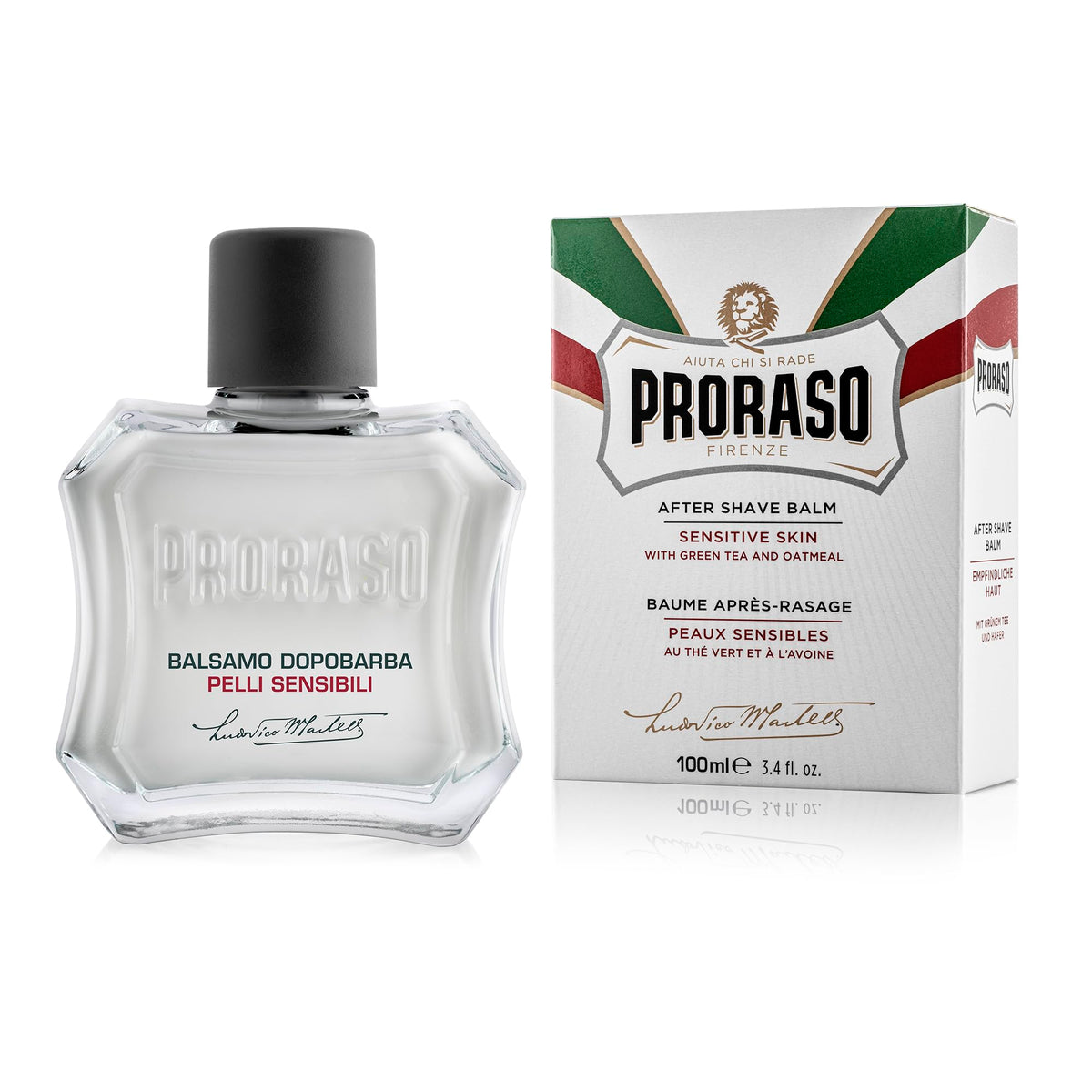 Proraso After Shave Balm Oatmeal & Green Tea front view