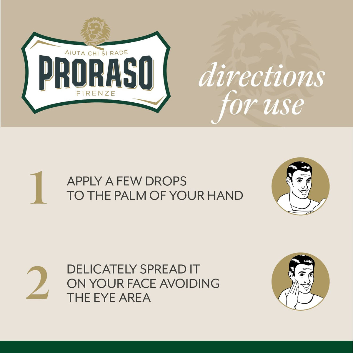 Proraso After Shave Lotion 3.4oz side view