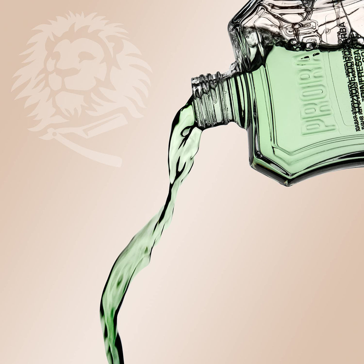 Proraso After Shave Lotion application on skin