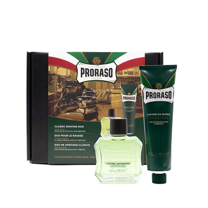 Proraso Shaving Kit with Refreshing Shaving Cream and After Shave Balm