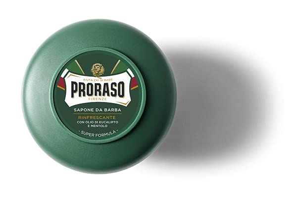 Proraso Shaving Soap Eucalyptus Oil & Menthol packaging