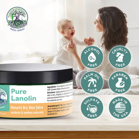 ProSeed Lanolin Cream application on hands