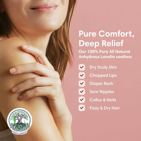 ProSeed Lanolin Cream beside nursing essentials