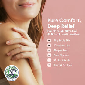 ProSeed Lanolin Cream tin on a bathroom counter