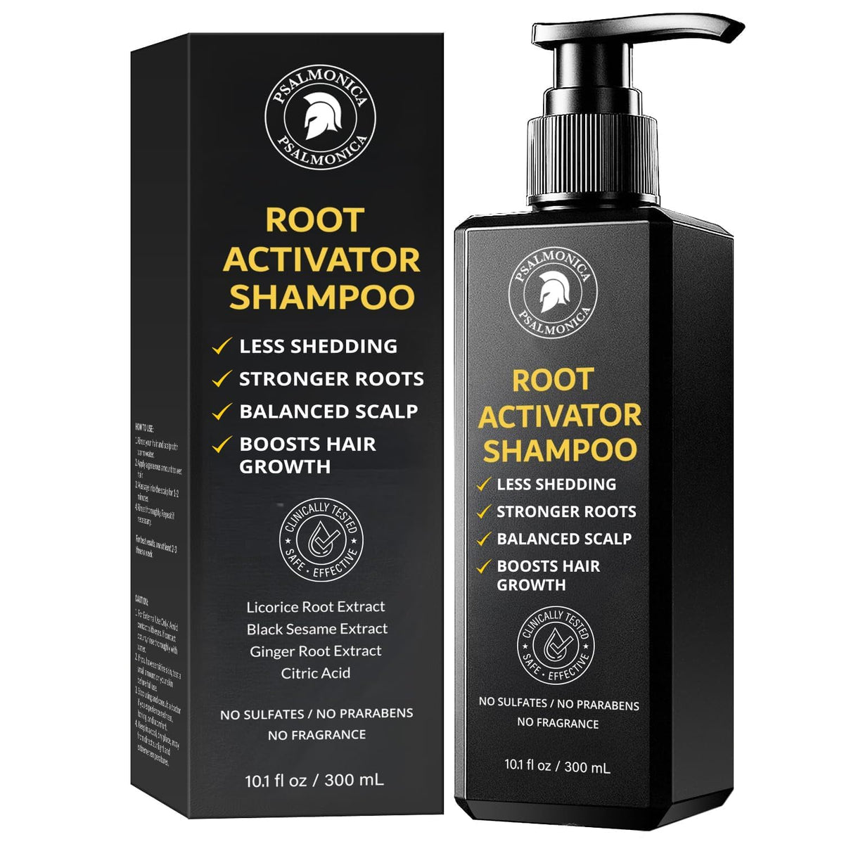 Psalmonica Root Activator Shampoo 381g front view