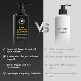 Psalmonica Root Activator Shampoo 381g with a lather
