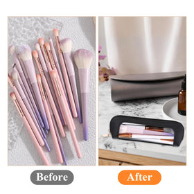 Psyqtsuary Clear Makeup Bag side view