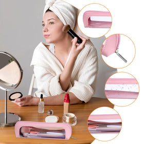 Psyqtsuary Small Clear Makeup Bag packaging view