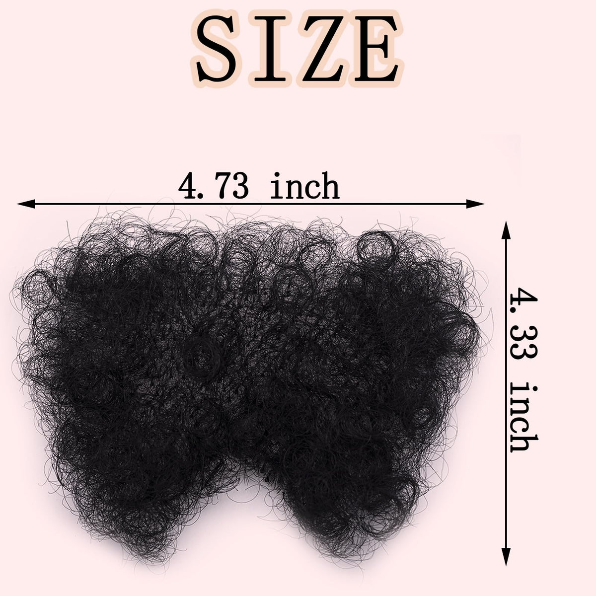 puheca Fake Private Hair close-up showing texture
