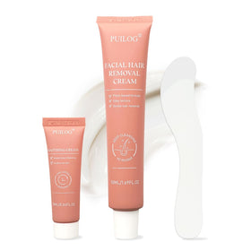 PUILOG Facial Hair Removal Cream Kit front view with packaging