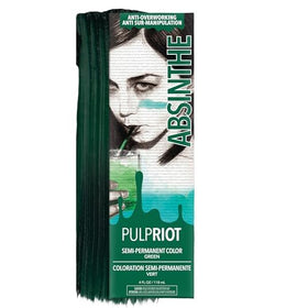 Pulp Riot Absinthe Semi Permanent Hair Color Emerald Green 4 oz front view