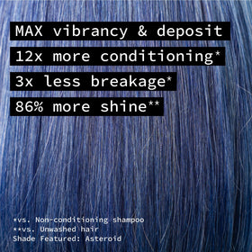 Pulp Riot Asteroid navy blue hair color swatch