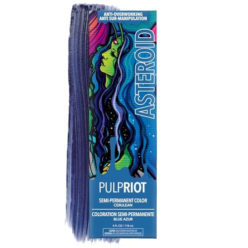 Pulp Riot Asteroid Semi Permanent Hair Color navy blue tube front view