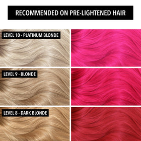 Pulp Riot Candy hair colour application on hair