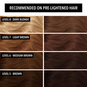 Pulp Riot Careless Warm Brown hair color application on hair