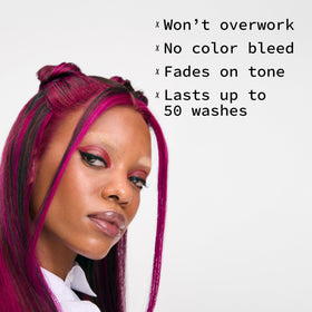 Pulp Riot Cupid hair color mixed with clear for pastel effect