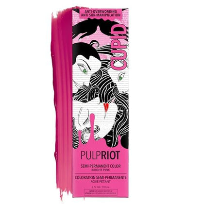 Pulp Riot Cupid Semi Permanent Hair Color Bright Pink 4 oz tube front view