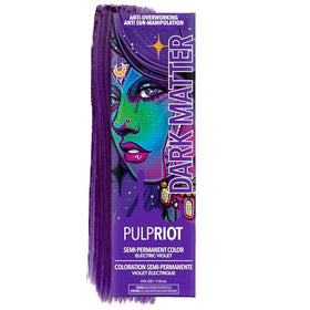 Pulp Riot Dark Matter Semi Permanent Hair Color Electric Violet 4 oz tube front view
