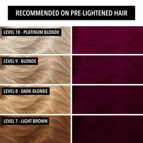 Pulp Riot Deviant Semi Permanent Hair Color Plum 4 oz tube back view