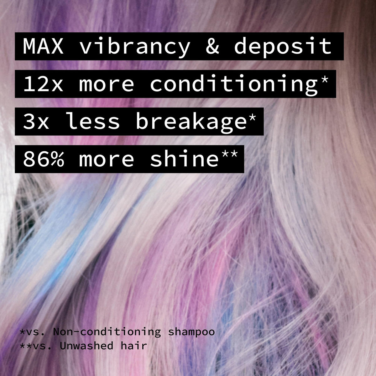 Pulp Riot Elixir Bright Purple application on hair