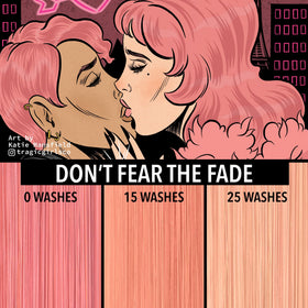 Pulp Riot Eloped color mixing with clear for pastel effect