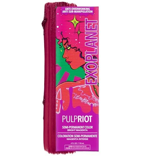 Pulp Riot Exoplanet Semi Permanent Hair Color Magenta 4 oz tube front view