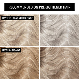 Pulp Riot Ghostblood hair color application on hair