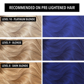 Pulp Riot Iced Skater hair color application on hair
