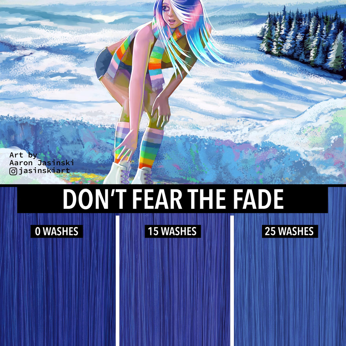 Pulp Riot Iced Skater hair color tube with instructions