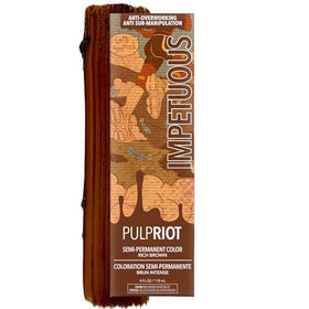 Pulp Riot Impetuous Semi Permanent Hair Color Chocolate Brown 4 oz tube front view