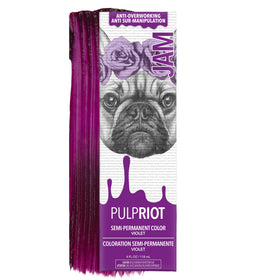 Pulp Riot Jam Semi Permanent Hair Color Violet 4 oz front view