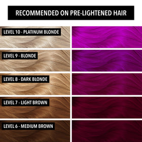 Pulp Riot Jam Violet hair color tube with clear cap