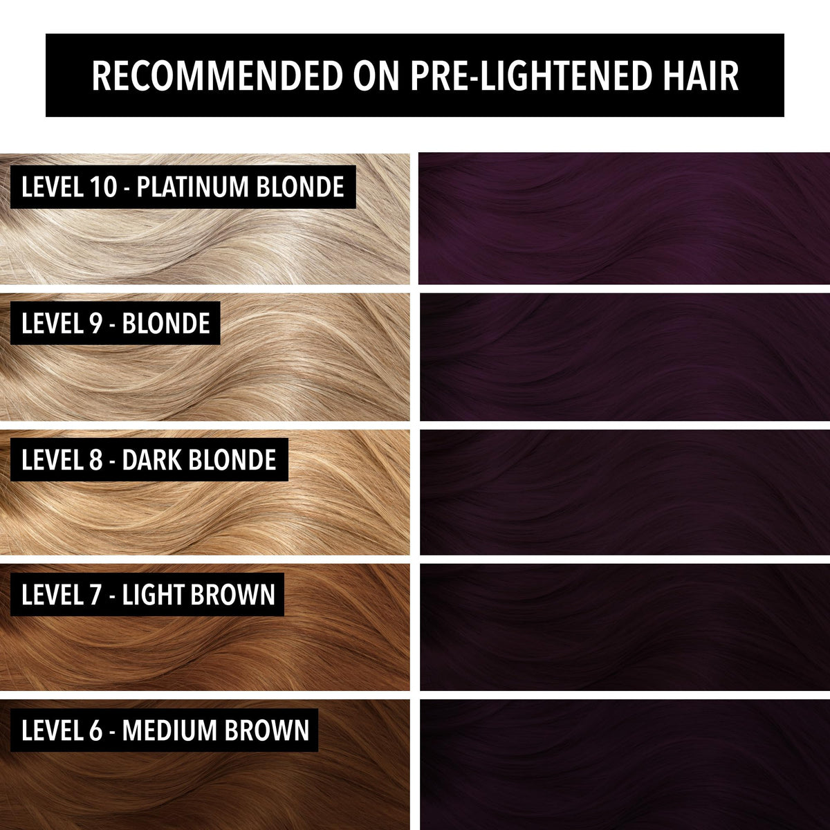 Pulp Riot Lava Lamp Soft Purple hair color applied on hair