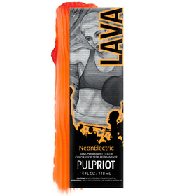 Pulp Riot Lava Semi Permanent Hair Color 4 oz tube front view