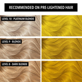 Pulp Riot Lemon Semi Permanent Hair Color 4 oz tube back view