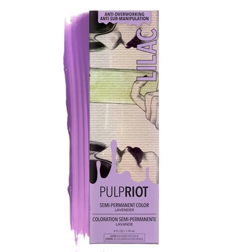 Pulp Riot Lilac Semi Permanent Hair Color 4 oz tube front view