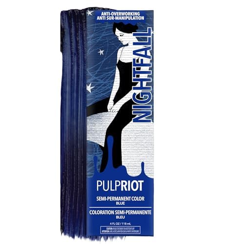 Pulp Riot Nightfall Semi Permanent Hair Color Dark Blue 4 oz tube front view