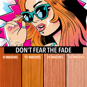 Pulp Riot Nuclear hair color mixed with clear for pastel effects